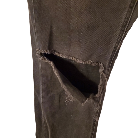 One Teaspoon Black Distressed Relaxed Fit Jean - Picture 9 of 16